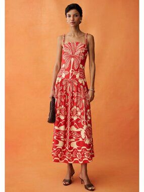 ANAYA by Few Moda Fernanda Dress Copacabana Sunset Size 10 NWT